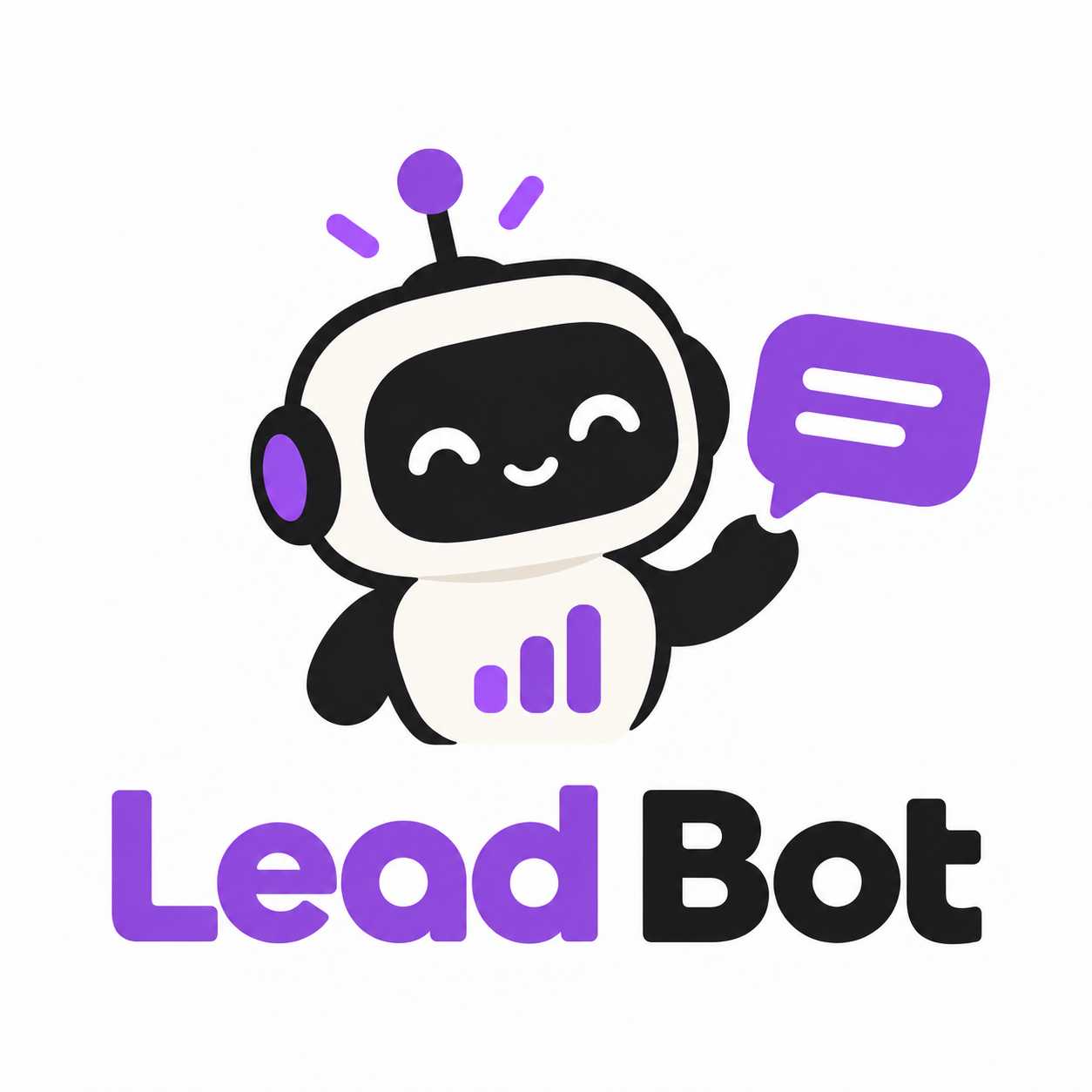 Mascote do Lead Bot, da Hi Control